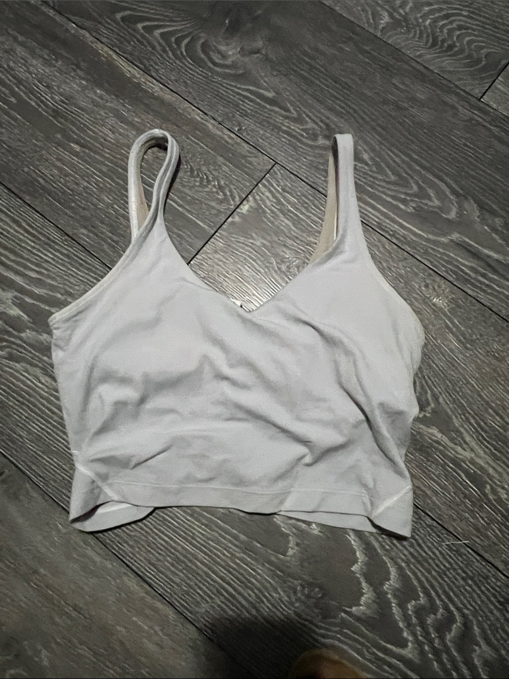 lululemon athletica Light Gray Seamless Bralette Tank